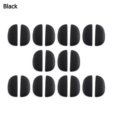 10 pár/csomag szilikon csúszásgátló orrpárna szemüvegekhez Push On orrpárna javítóeszköz Szemüveg napszemüvegek szemüveg-tartozékok