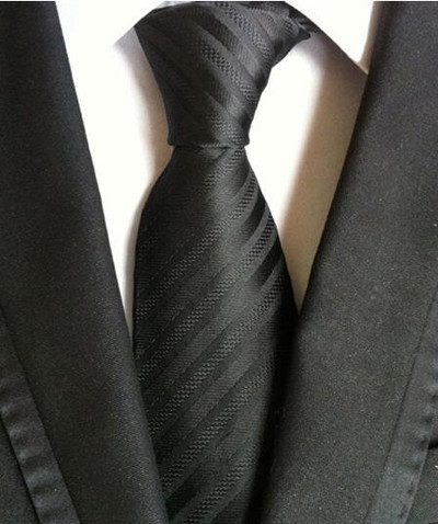 Divatos nyakkendők klasszikus férfi csíkos sárga sötétkék esküvői nyakkendők Jacquard szőtt 100% selyem férfi tömör nyakkendő pöttyös nyakkendők