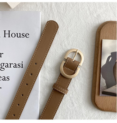 105 cm női divat öv Egyszerű fém csatos öv női fekete öltöny Farmer ruházati kiegészítők