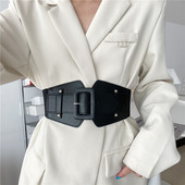 Széles elasztikus fűző öv női ruha öltöny sztreccs Cummerbunds nagy méretű övek nőknek Kiváló minőségű nagy derékpánt fehér