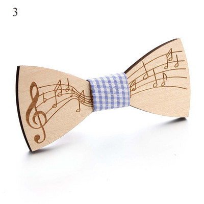 Divatos fa csokornyakkendő férfiaknak Uniszex üreges faragott retro fa nyakkendők állítható pánt Vintage csokornyakkendő csokornyakkendő vékony nyakkendő