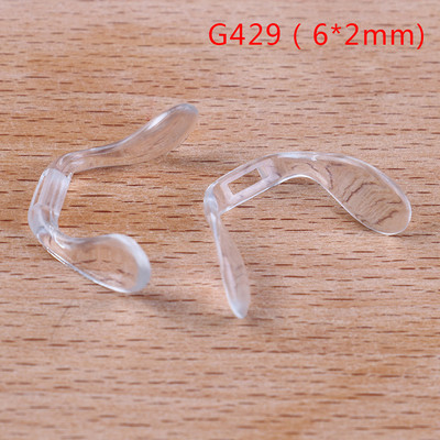 10 db többstílusú szilikon U alakú csúszásgátló orrpárna szemüveg napszemüveg ragasztópárna szemüveg