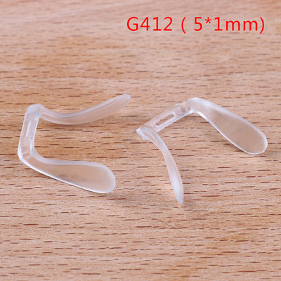 10 db többstílusú szilikon U alakú csúszásgátló orrpárna szemüveg napszemüveg ragasztópárna szemüveg