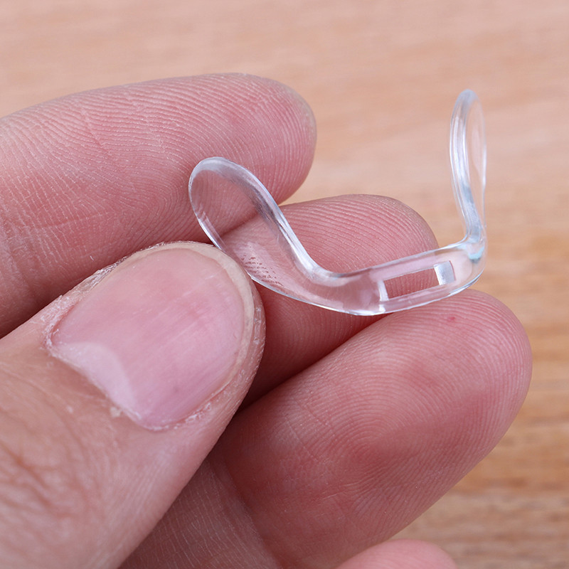 10 db többstílusú szilikon U alakú csúszásgátló orrpárna szemüveg napszemüveg ragasztópárna szemüveg