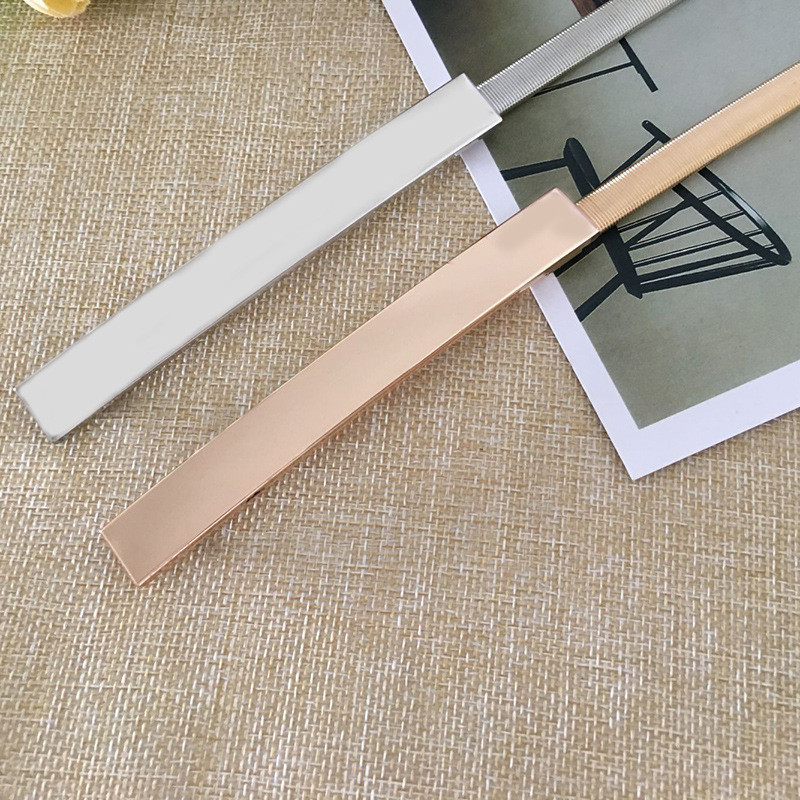 Arany Ezüst Övek Női Ruhák Rugalmas Stretch Női Deréköv Fémlemez Vékony Női Ruha Övek pasek damski