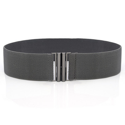 Széles elasztikus öv egyszínű fűző öv fém csat női divat szalagok sztreccs derékpánt női deréköv