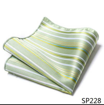 Divat selyem zsebkendő Sálak Vintage Hankies férfi zsebkendő négyzet alakú csíkos tömör takony rongy 22*22 cm