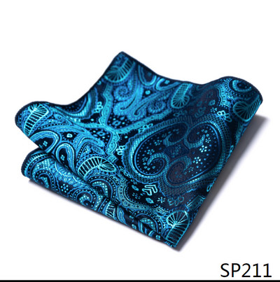 Divat selyem zsebkendő Sálak Vintage Hankies férfi zsebkendő négyzet alakú csíkos tömör takony rongy 22*22 cm