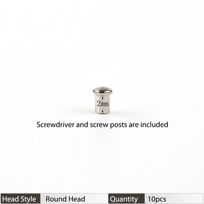 Colour_MAX Chicago csavaroszlopok rögzítőcsavarok készlet szemüvegekhez, szemüveg-javításhoz csavarhúzóval