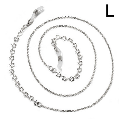 Divat Szemüvegek Lánc Gyöngy gyöngyös Virágcsillag Női Napszemüvegek Szemüvegek Lánc Nyaklánc Maszk Zsinór Függő Kötél Zsinór