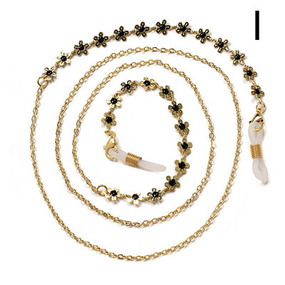 Divat Szemüvegek Lánc Gyöngy gyöngyös Virágcsillag Női Napszemüvegek Szemüvegek Lánc Nyaklánc Maszk Zsinór Függő Kötél Zsinór