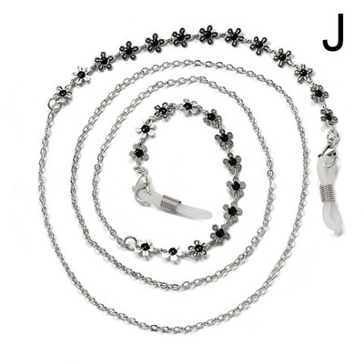 Divat Szemüvegek Lánc Gyöngy gyöngyös Virágcsillag Női Napszemüvegek Szemüvegek Lánc Nyaklánc Maszk Zsinór Függő Kötél Zsinór