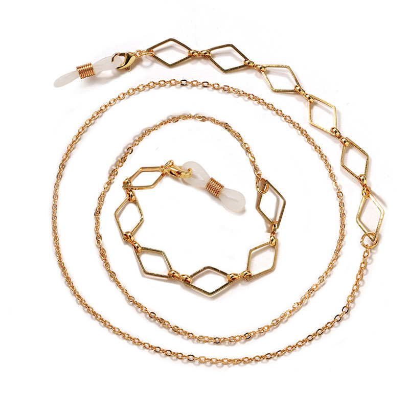 Divat Szemüvegek Lánc Gyöngy gyöngyös Virágcsillag Női Napszemüvegek Szemüvegek Lánc Nyaklánc Maszk Zsinór Függő Kötél Zsinór