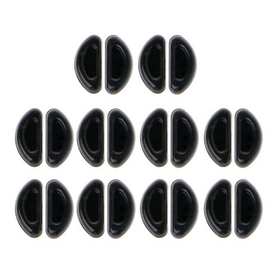 10 pár öntapadó szemüveg orrpárna D alakú ragasztó csúszásgátló puha szilikon öntapadó orrpárna szemüveg orrpárna készlet