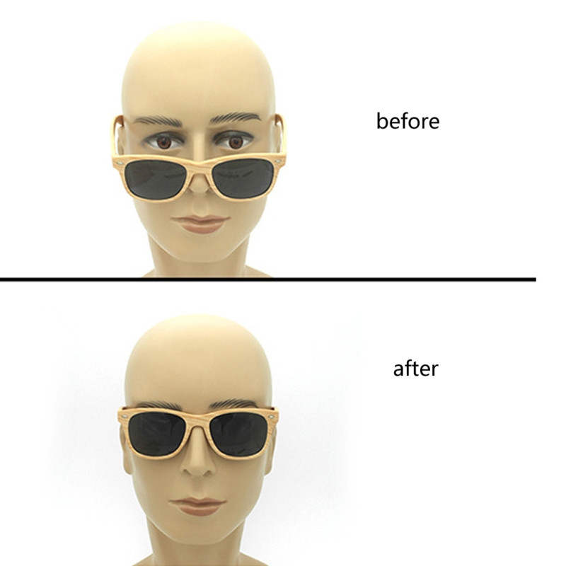 10 pár öntapadó szemüveg orrpárna D alakú ragasztó csúszásgátló puha szilikon öntapadó orrpárna szemüveg orrpárna készlet