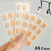 48Pár csúszásgátló szemüvegek orrpárnák puha EVA hab tapadó izzadságelnyelő szivacs orrpárna szemüveg matricák szemüveg kiegészítők