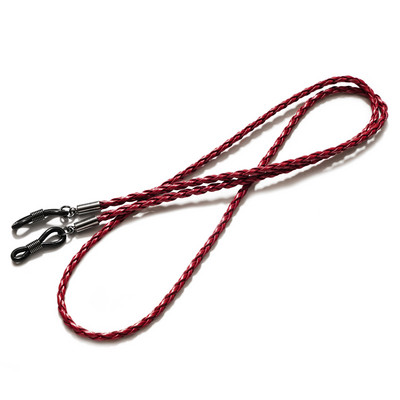 2022 Színes bőr szemüvegek nyakpánt kötélszalag bőr szemüvegzsinór állítható végszemüveg tartó szemüveg kiegészítők