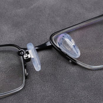 Въздушна камера Силиконови противоплъзгащи подложки за нос Завинтващи се за очила Аксесоари за очила