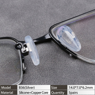 Légkamrás szilikon csúszásgátló orrpárnák Becsavarható szemüvegekhez Szemüvegekhez Szemüvegtartozékok