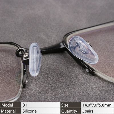 Légkamrás szilikon csúszásgátló orrpárnák Becsavarható szemüvegekhez Szemüvegekhez Szemüvegtartozékok