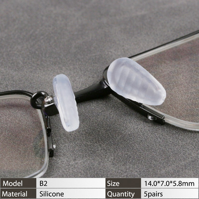 Légkamrás szilikon csúszásgátló orrpárnák Becsavarható szemüvegekhez Szemüvegekhez Szemüvegtartozékok
