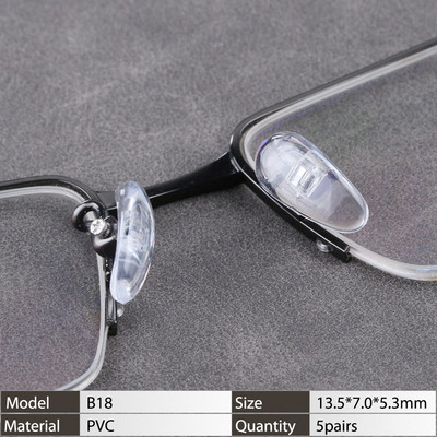 Légkamrás szilikon csúszásgátló orrpárnák Becsavarható szemüvegekhez Szemüvegekhez Szemüvegtartozékok