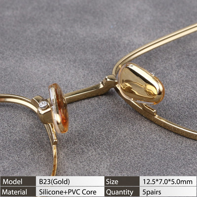 Légkamrás szilikon csúszásgátló orrpárnák Becsavarható szemüvegekhez Szemüvegekhez Szemüvegtartozékok