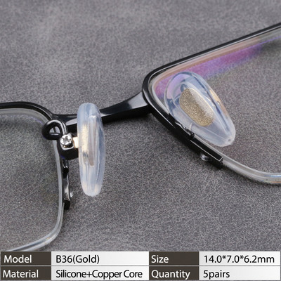 Légkamrás szilikon csúszásgátló orrpárnák Becsavarható szemüvegekhez Szemüvegekhez Szemüvegtartozékok