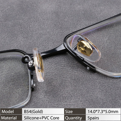 Légkamrás szilikon csúszásgátló orrpárnák Becsavarható szemüvegekhez Szemüvegekhez Szemüvegtartozékok