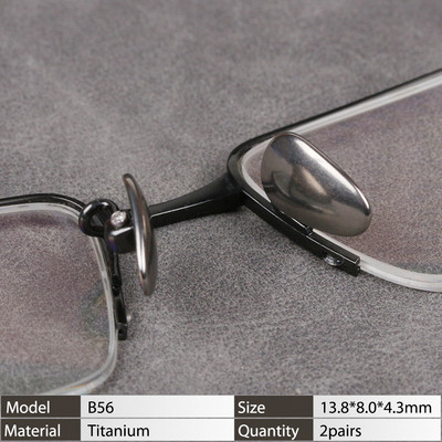 Légkamrás szilikon csúszásgátló orrpárnák Becsavarható szemüvegekhez Szemüvegekhez Szemüvegtartozékok