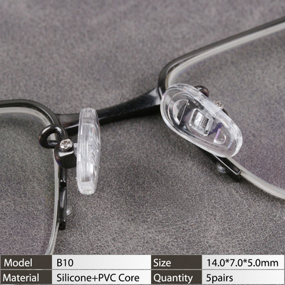 Légkamrás szilikon csúszásgátló orrpárnák Becsavarható szemüvegekhez Szemüvegekhez Szemüvegtartozékok