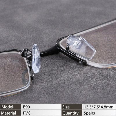 Légkamrás szilikon csúszásgátló orrpárnák Becsavarható szemüvegekhez Szemüvegekhez Szemüvegtartozékok