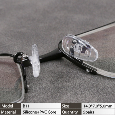 Légkamrás szilikon csúszásgátló orrpárnák Becsavarható szemüvegekhez Szemüvegekhez Szemüvegtartozékok
