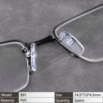 Légkamrás szilikon csúszásgátló orrpárnák Becsavarható szemüvegekhez Szemüvegekhez Szemüvegtartozékok