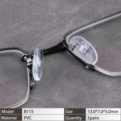 Légkamrás szilikon csúszásgátló orrpárnák Becsavarható szemüvegekhez Szemüvegekhez Szemüvegtartozékok