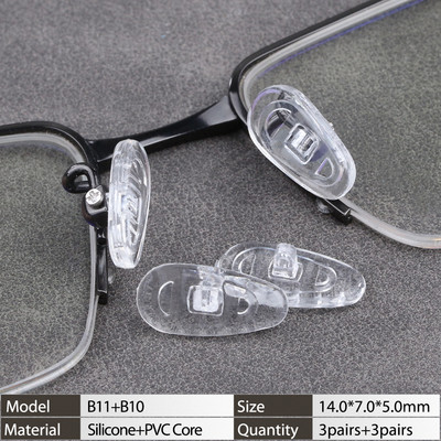 Légkamrás szilikon csúszásgátló orrpárnák Becsavarható szemüvegekhez Szemüvegekhez Szemüvegtartozékok