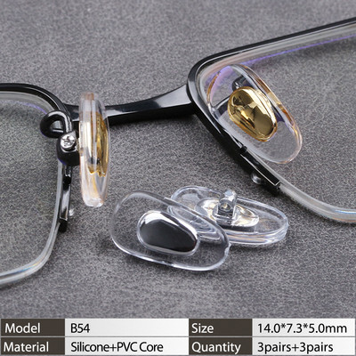 Légkamrás szilikon csúszásgátló orrpárnák Becsavarható szemüvegekhez Szemüvegekhez Szemüvegtartozékok