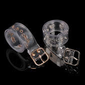 Divat női átlátszó, láthatatlan derékpánt átlátszó kerek, négyzet alakú szívtű csat széles derékszíj női punk deréköv új