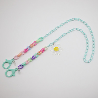 Kreatív maszk lánctartó akril napszemüveg zsinór olvasószemüveg heveder nyakzsinór akasztani a nyakon szemüveg lánc ékszer ajándék