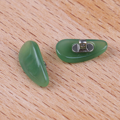 1 pár Jade csúszásgátló orrpárna, becsavarható orrpárnára ragasztva szemüvegekhez szemüvegtartozékok