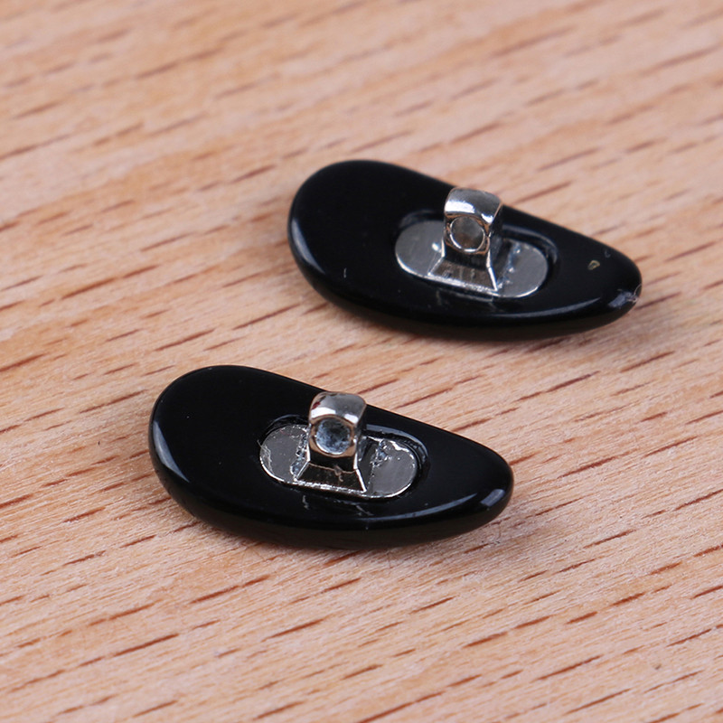 1 pár Jade csúszásgátló orrpárna, becsavarható orrpárnára ragasztva szemüvegekhez szemüvegtartozékok