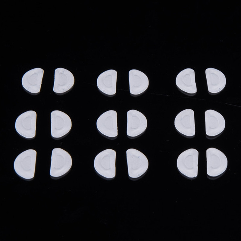 5 pár puha szilikon orrpárna csúszásgátló orrpárna, alkalmas szemüvegekhez szemüvegekhez napszemüvegekhez többcélú szemüvegtartozékok