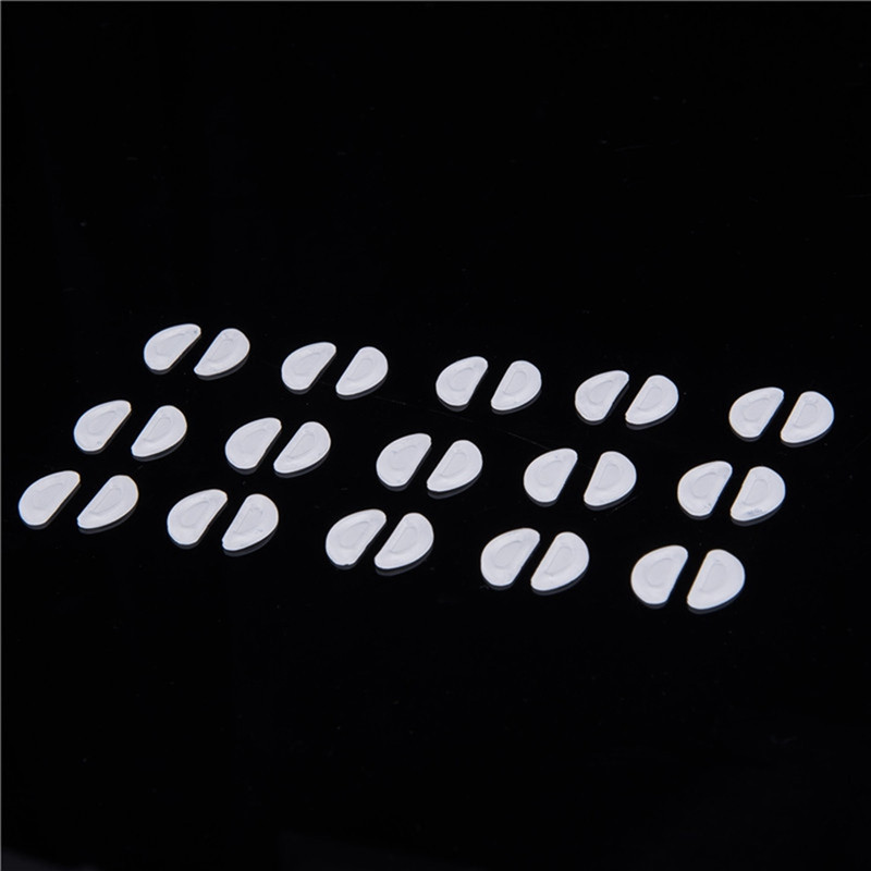 5 pár puha szilikon orrpárna csúszásgátló orrpárna, alkalmas szemüvegekhez szemüvegekhez napszemüvegekhez többcélú szemüvegtartozékok