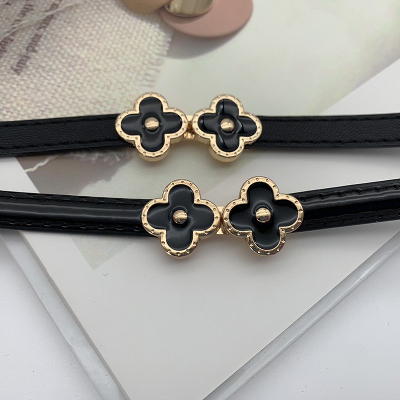 Övruha Egyszerű, sokoldalú divatos női bőr öv Vékony, vékony, állítható matt derékpántos övruha kiegészítők