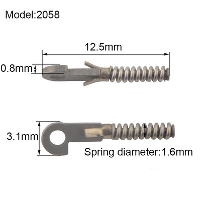 100 DB Szemüveg rugós zsanér törött szemüveg hajlékony szárak javításához törött rugós pótalkatrész ÚJ