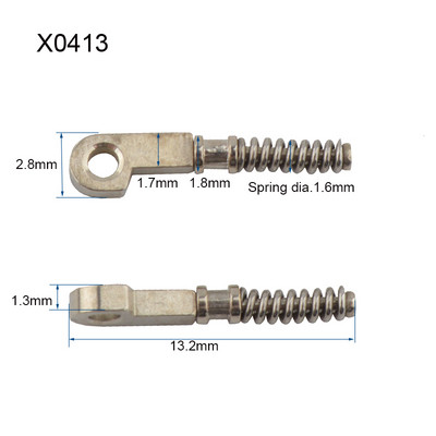 100 DB Szemüveg rugós zsanér törött szemüveg hajlékony szárak javításához törött rugós pótalkatrész ÚJ