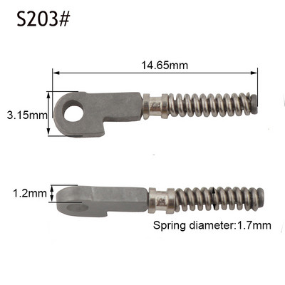100 DB Szemüveg rugós zsanér törött szemüveg hajlékony szárak javításához törött rugós pótalkatrész ÚJ