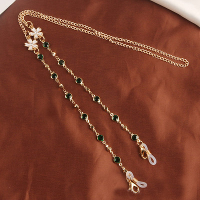 2022 ÚJ divatos szemüveglánc női napszemüveg lánc fémes kristály csúszásgátló szemüveg kiegészítők varázs ékszer ajándék