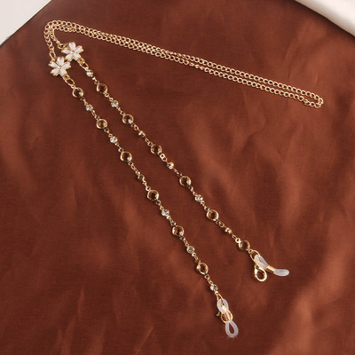 2022 ÚJ divatos szemüveglánc női napszemüveg lánc fémes kristály csúszásgátló szemüveg kiegészítők varázs ékszer ajándék