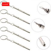 5db Mini 3 az 1-ben csavarhúzó szemüveg optikai szemüveg javító eszköz hordozható kulcstartó szemüveg óra javító készlet kéziszerszám